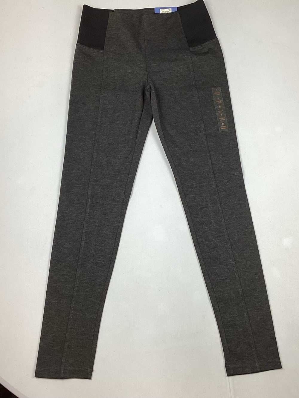 Simply Vera Vera Wang Skinny Mid Rise Gray Ponte Pants Small NEW! Retail $44